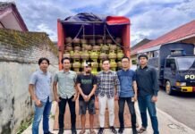 Hendak Selundupkan Ratusan Subsidi LPG 3 Kg ke Morowali, Sat Reskrim Polres Luwu Utara Amankan Warga Wajo