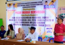 Wabup Morut Resmi Buka Pasar Murah di Kecamatan Petasia