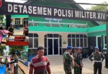 Indahnya Berbagi di Bulan Suci Ramadhan, Denpom XIV/1 Bone Sambangi Tukang Becak