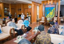 Gubernur Sulteng Gelar Audiensi dengan GM PLN Induk Pembangunan Sulawesi