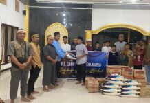 Bentuk Kepedulian di Bulan Ramadhan, PT SMS Serahkan Bantuan Sembako di Pesantren Hidayatullah