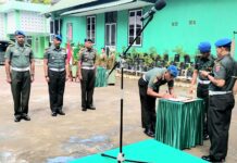 Enam Personel Polisi Militer Mengemban Jabatan Baru, Dansubdenpom XlV/1-1 Takalar Bergeser