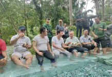 Disela Kunker di Luwu Utara, Bupati Sigi Bersama Rombongan Nikmati Wisata Permandian Air Panas Pincara