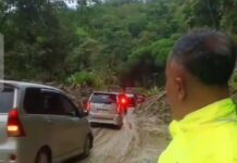 Jalan Trans Sulawesi Mangkutana Sudah Bisa Dilewati Kendaraan