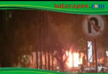 Kantor Bupati Morowali Terbakar, Kapolres : Api Sudah Dipadamkan
