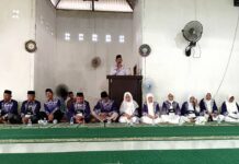 Camat Bungku Utara Lepas Jamaah Calon Haji di Morowali Utara