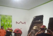 Diguyur Hujan Hingga Pipa PDAM Bocor, Dinding Rumah Warga di Petasia Morowali Utara Jebol