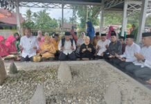 Jelang Puncak HUT XXVI Luwu Utara, Bupati Andi Abdullah Rahim Ziarah ke Makam Andi Mannenne dan Andi Pallawa