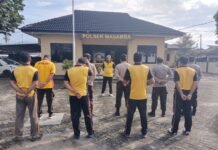 Kapolsek Masamba IPTU Sabaruddin Pimpin Apel Perdana, Ini yang Disampaikan