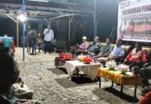 Tasyakuran Pengantar Tugas AKP. Muhajir Dihadiri Dua Mantan Kapolsek Wotu