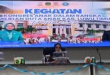Foto Wakil Bupati Luwu Timur Tidak Ada di Baliho Kongres Anak, Kadis : Miskomunikasi dan Sudah Diganti