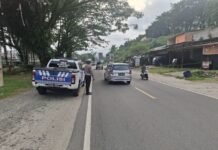 Antisipasi Balapan Liar dan Cegah Kemacetan, Satlantas Polres Luwu Utara Patroli di Pasar Sentral Masamba