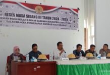 Pimpin Reses Masa Sidang III, Aris Mursalin : Melalui Perubahan APBD Sabsel Dapat Pengaspalan di Dua Titik