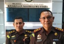 Kejari Tetapkan Tiga Tersangka Dugaan Kasus Korupsi Pembangunan Drainase di BPBD Luwu Utara TA.2023