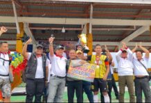 Ketua ASKAB PSSI Morut Hadiri Penutupan Turnamen Sepak Bola Kapolres Cup 2025