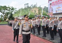 Pimpin Apel Gelar Pasukan Ops Patuh 2025, Kapolres Morut Imbau Masyarakat Patuhi Peraturan Lalu Lintas