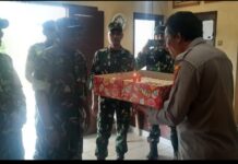 Koramil Nuha Sambangi Polsek Towuti, Bentuk Soliditas TNI-Polri di HUT Bhayangkara