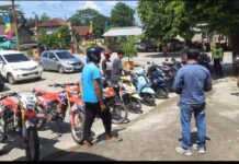 Polsek Mangkutana Serahkan Puluhan Motor yang Diamankan Saat Grebek Sabung Ayam Bangkok