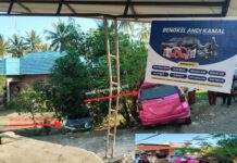 Mobil Avanza Tabrak Rumah dan Mobil Parkir di Bone