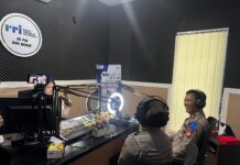 Hari Kedelapan Ops Patuh, Satlantas Polres Bone Gandeng RRI Bone