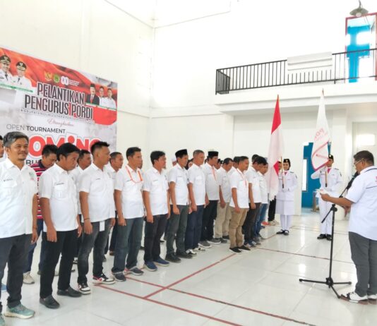 Ketua PORDI Sulsel Resmi Lantik Pengurus Daerah PORDI Luwu Utara Periode 2025-2029