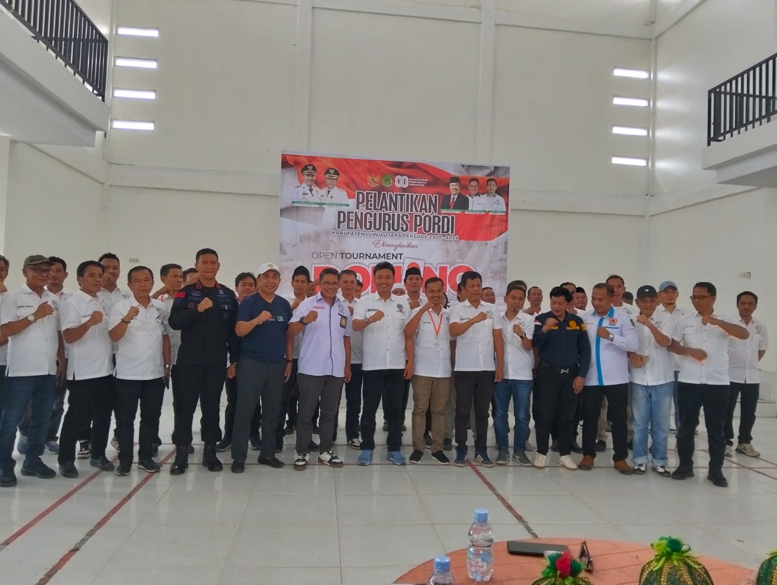 Bupati Hadiri Pelantikan Pengurus Daerah PORDI Luwu Utara dan Buka Turnamen Domino Bupati Cup I 2025