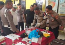 Sipropam dan Satresnarkoba Polres Morut Lakukan Test Urine Kepada Personel Polsek Bungku Utara