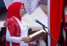 Ketua DPRD Morut Baca Naskah Proklamasi HUT RI 80