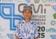 Salim Siswa MTs Muhammadiyah Masamba Juara I Bidang Matematika Pada OMI Tingkat Kabupaten Luwu Utara