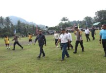 Sambut HUT Desa Lembobelala ke 118, Bupati Morowali Utara Buka Lomba Seni