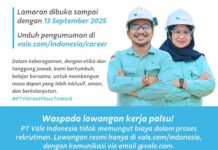 PT Vale Buka Loker untuk Masyarakat Lokal Morowali, Ada 11 Posisi Buat Calon Karyawan