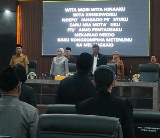 Ketua DPRD Morowali Utara Pimpin Rapat Paripurna Masa Persidangan I Tahun 2025-2026