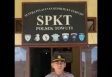 Patroli Gabungan Polsek Towuti Antisipasi Gangguan Kamtibmas