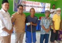 Dihadiri Camat Baebunta, Pemdes Bumi Harapan Salurkan BLT-DD Periode Agustus -Oktober 2025