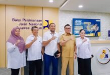 Bupati Morut Temui Balai BPJN Sulteng, Kondisi Jalan Nasional dan Daerah Semakin Parah di Lingkar Tambang