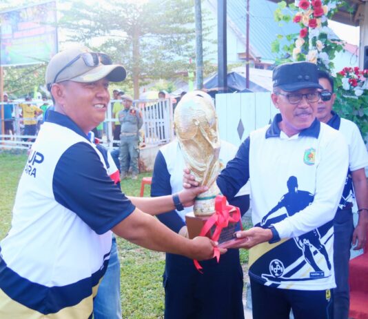 Meriahkan HUT Morowali Utara ke 12, Wabup Buka Turnamen Sepak Bola Bupati Cup