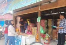 Satgas Polres Bersama Pemda Morowali Utara Sidak Harga Jual Beras di Pasar Ponteoa
