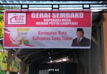 Koperasi Desa Merah Putih Lampenai Mulai Beroperasi, Masyarakat Pesan Beras Pengurus Siap Antar
