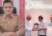 Morowali Utara Terima Penghargaan dari BPJS, Kepala P2KBP3AD Beri Apresiasi
