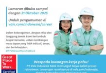 Ada Loker PT Vale Lagi untuk Masyarakat Luwu Timur