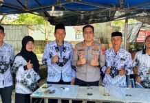 PGRI Luwu Utara Silaturahmi dengan Kapolres Luwu Utara, Ini yang Dibahas
