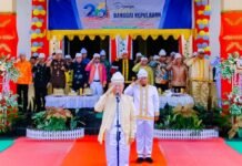 Wujudkan Sinergi Antarwilayah Sulawesi Tengah, Bupati Morut Hadiri HUT ke 26 Banggai Kepulauan