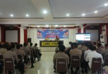 Satlantas Polres Luwu Utara Lakukan Operasi Zebra Pallawa 2025, Ini Sembilan Pelanggaran Jadi Sasaran Utama