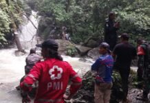 Hari Kedua Pencarian Korban Tenggelam di Air Terjun Luwu Timur Belum Ditemukan
