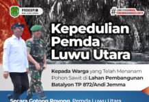Pemda Luwu Utara Siapkan Lahan dan Uang Kerohiman untuk Warga Rampoang yang Terdampak Pembangunan Batalion