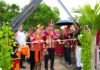 Simbol Identitas Desa, Bupati Morut Resmikan Rumah Adat Towatu dan Patung Karua Towatu