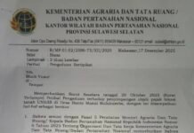 Kanwil ATR/BPN Provinsi Tanggapi Surat Warga Bulukumba Terkait Sertipikat dan PBB Unhas