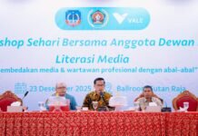 PT Vale Indonesia Tbk Kolaborasi dengan PWI Kolaka Dorong Aparat Desa Melek Literasi Media