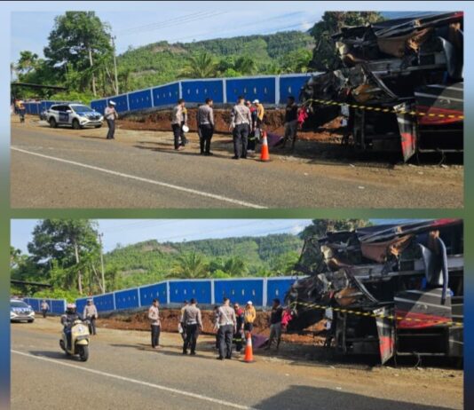 Laka Tunggal Bus Bintang Timur di Malili, Satu Korban Tewas