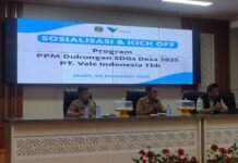 Dukung Pembangunan Berkelanjutan di Luwu Timur, PT Vale Kickoff PPM–SDGs Desa 2025